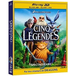 Blu Ray Les cinq légendes (combo 3D bluray + DVD)