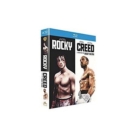 Blu Ray Rocky et CREED (coffret 2 bluray)