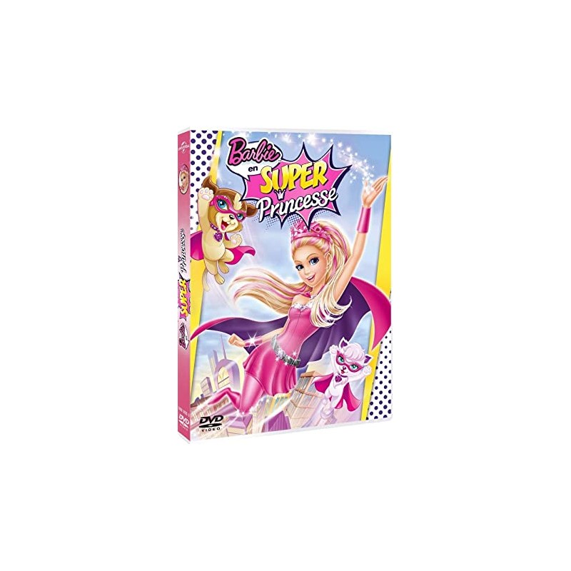 Dessins animés Barbie super princesse (avec fourreau) lot de 30 pièces