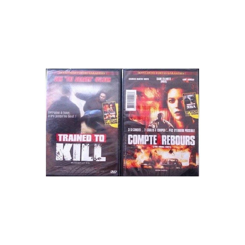 DVD Compte à rebours et Training to kill (lot de 20)