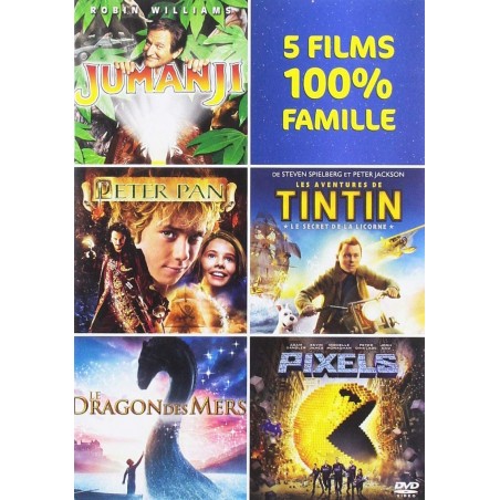 DVD 5 films 100 % famille (lot de 10)