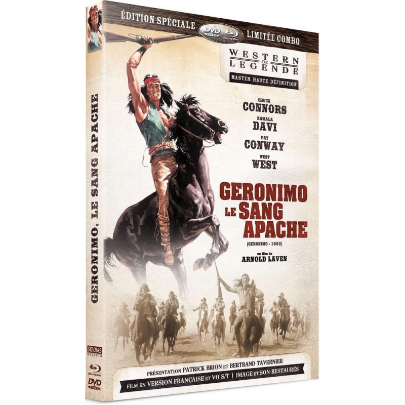 Blu Ray Géronimo le sang apache (Combo DVD BLURAY sidonis)