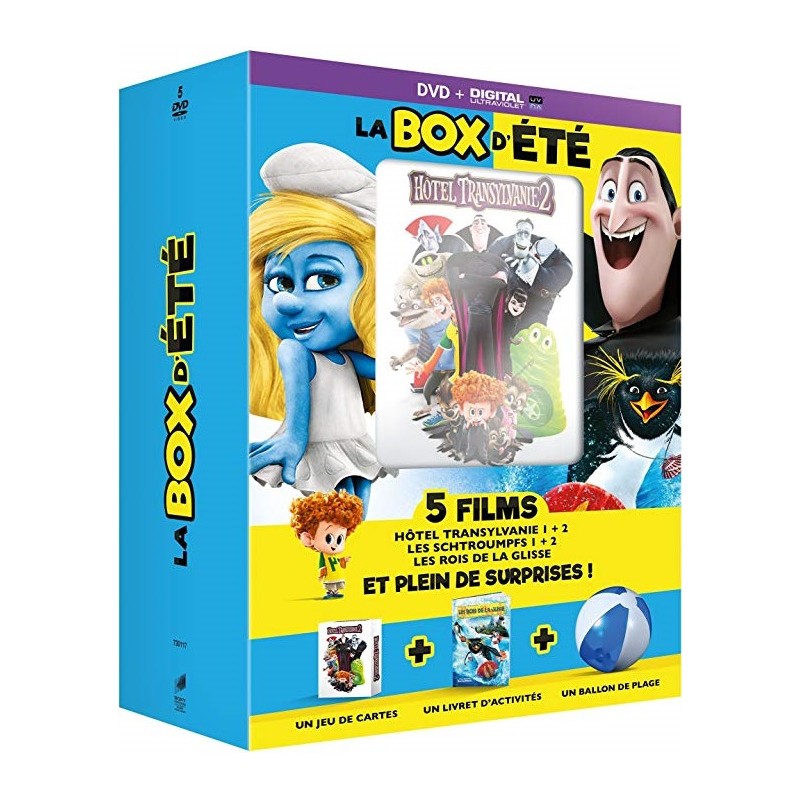 DVD LA box d'ETE (5 films + 2 Jouets)