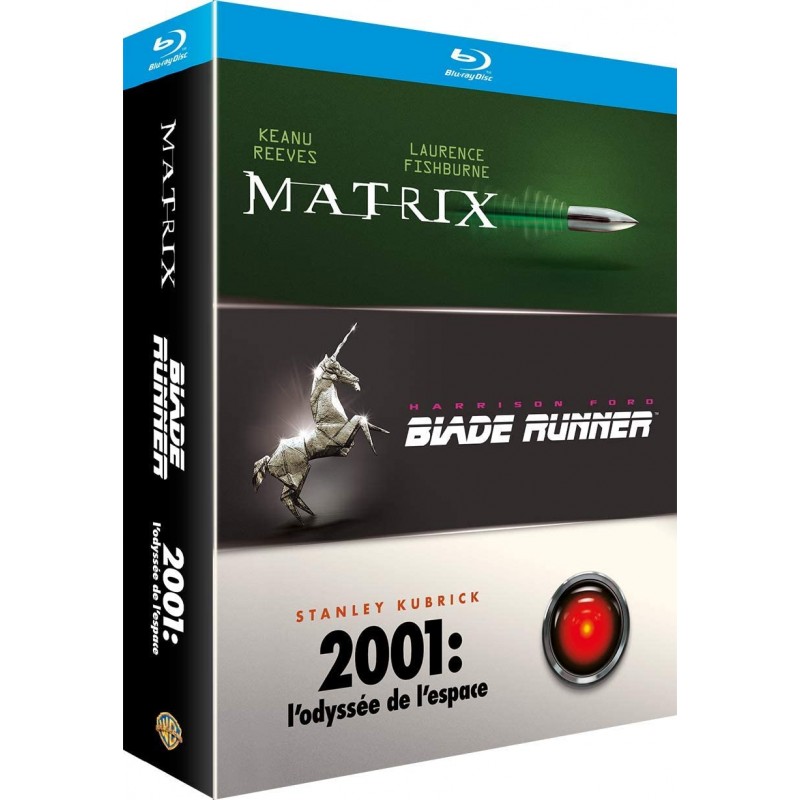 Blu Ray Coffret Matrix Blade runner 2001
