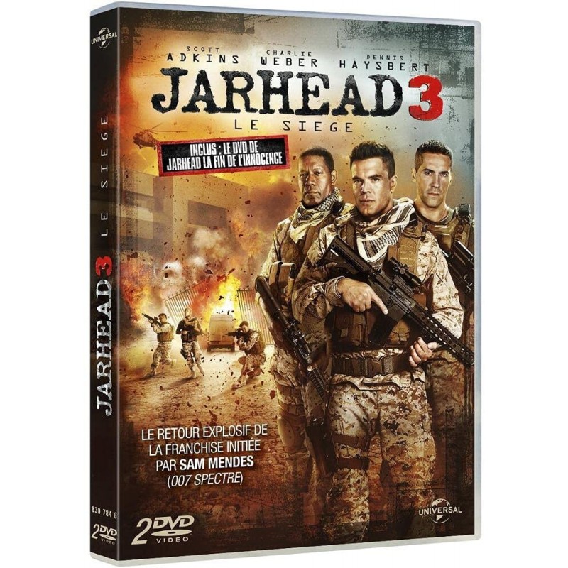 DVD jarhead 3 (inclus le 1)