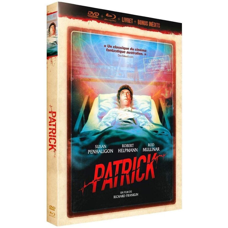 Blu Ray Patrick (coffret combo Bluray + DVD + Livret)