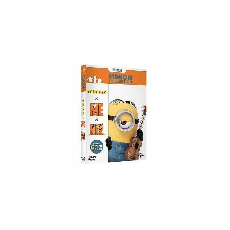 DVD Les minions et moi moche et méchant 1 et 2 (3 DVD)