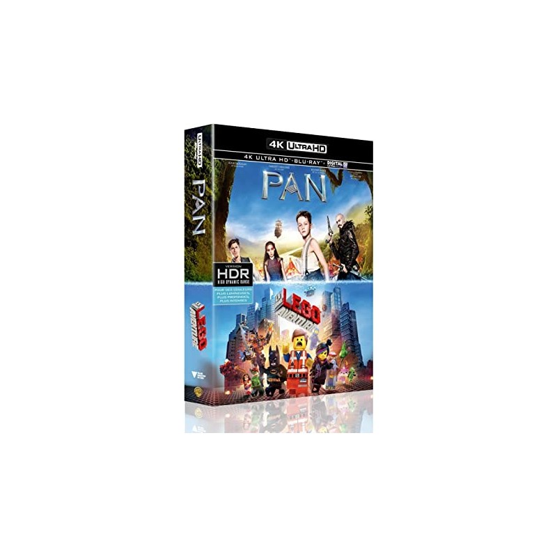 Blu Ray Pan + légo aventure 4k