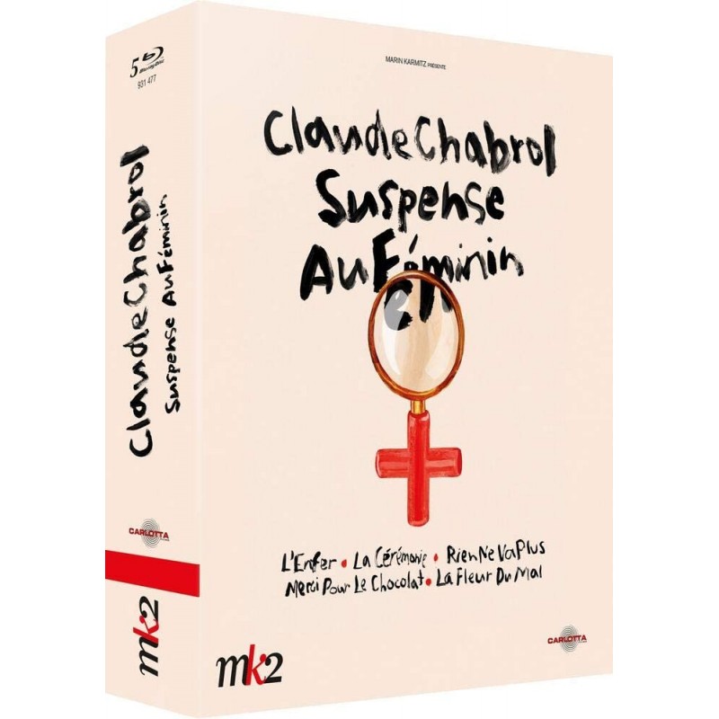 Blu Ray Claude chabrol (coffret 5 films MK2 - Carlotta)