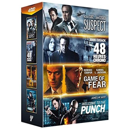 DVD Coffret Stars de l'action (4 films)