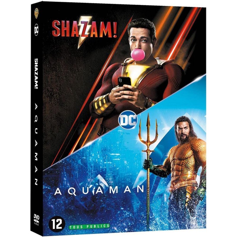 DVD SHAZAM + AQUAMAN