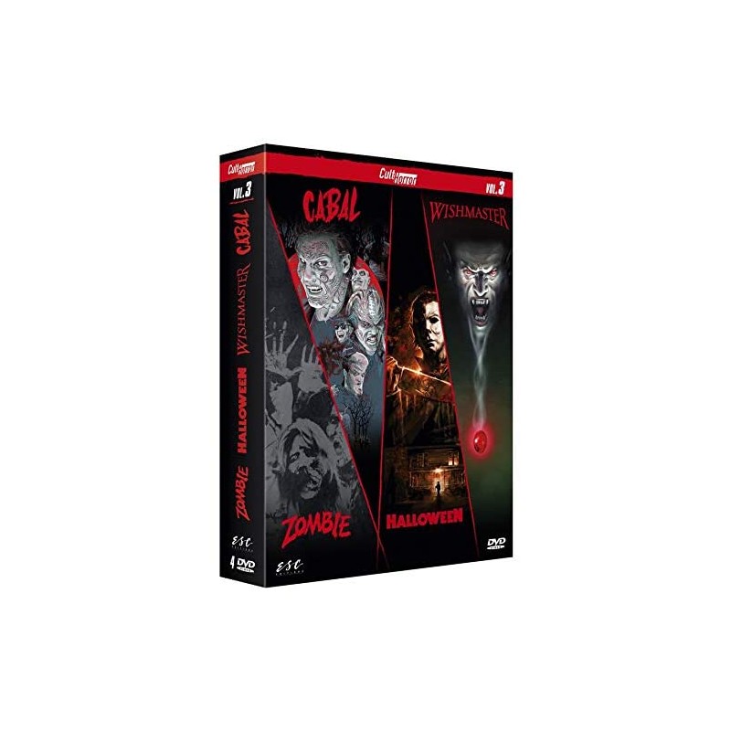 DVD CULT HORROR VOL 3 (coffret ESC 4 films)