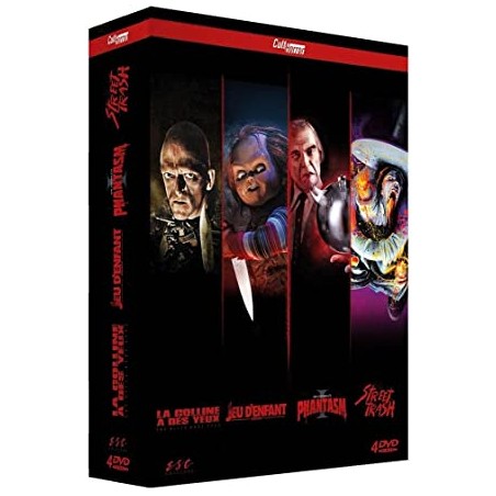 DVD Coffret cult horror (4 films esc)