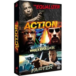 DVD Action : The Equalizer + L'attaque du métro 123 + Faster