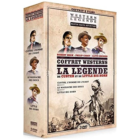 DVD La légende de custer et de little big horn (3 films) sidonis