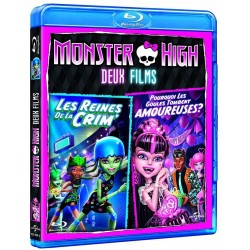 Blu Ray Monster High-Deux Films : Les Reines de la CRIM' + Pourquoi Les goules Tombent amoureuses