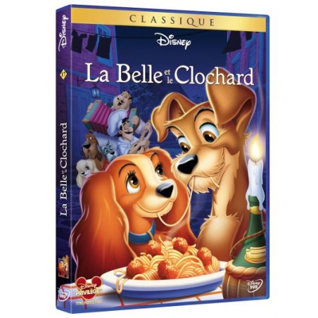 DVD Disney La belle et le clochard