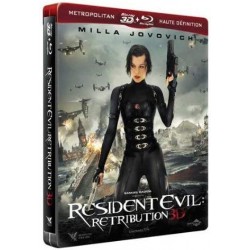 Blu Ray Resident Evil : Retribution 3D Steelbook